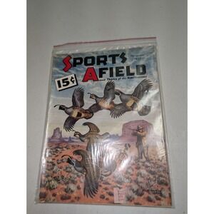 Vintage Sports Afield Magazine 1937 November Issue Bird Game Hunting Cover